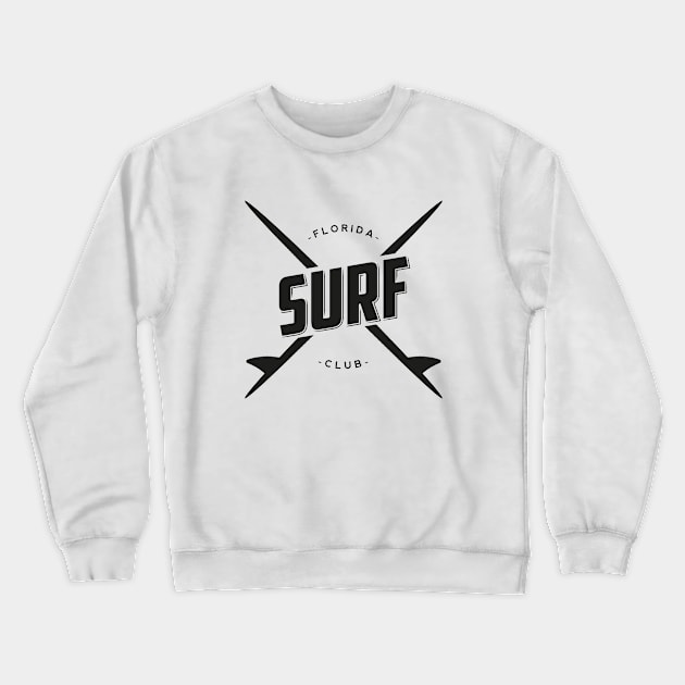 Florida Surf Club Crewneck Sweatshirt by Dosunets